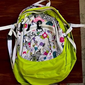 High Sierra green backpack